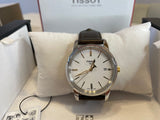 Tissot T Classic Dream White Dial Brown Leather Strap Watch for Men - T033.410.26.011.01