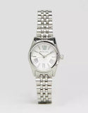 Michael Kors Lexington Quartz White Dial Silver Steel Strap Watch For Women - MK3228