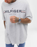 Tommy Hilfiger Austin Blue Dial Silver Steel Strap Watch for Men - 1791640