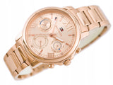 Tommy Hilfiger Claudia Rose Gold Dial Rose Gold Steel Strap Watch for Women - 1781743