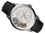 Fossil Townsman Twist Multifunction White Dial Black Leather Strap Watch for Men - ME1164