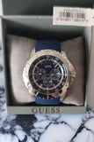 Guess Maverick Black Dial Rubber Strap Watch for Men - W0485G3