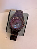 Guess Confetti Diamonds Purple Dial Purple Steel Strap Watch for Women - W0774L4