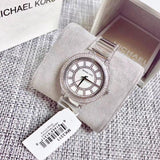 Michael Kors Kerry Silver Tone Silver Steel Strap Watch for Women - MK3311
