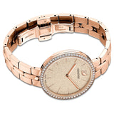 Swarovski Cosmopolitan Diamond Powder Gold Dial Rose Gold Steel Strap Watch for Women - 5517800