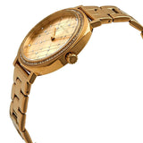 Michael Kors Nia Quartz Gold Dial Gold Steel Strap Watch For Women - MK3989