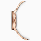 Swarovski Crystalline Chic Red Dial Rose Gold Steel Strap Watch for Women - 5547608