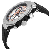 Tissot T Race Chronograph White Dial Black Rubber Strap Watch For Men - T141.417.17.011.00