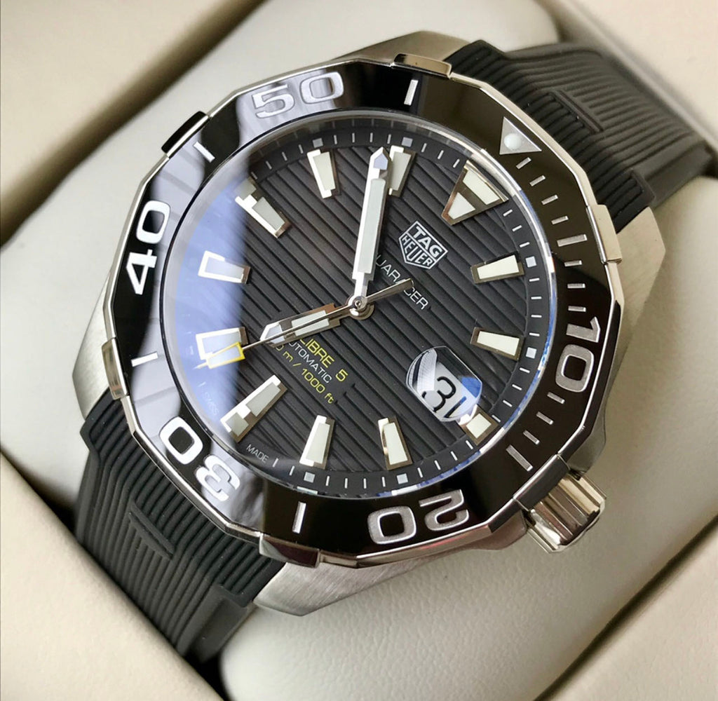 Tag Heuer Aquaracer Black Dial Watch for Men