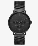 Michael Kors Irving Quartz Black Dial Black Mesh Strap Watch For Men - MK8742