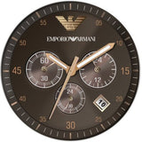 Emporio Armani Sport Chronograph Brown Dial Brown Steel Watch For Men - AR5890