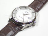 Tissot Luxury Powermatic 80 Silver Dial Brown Leather Strap Watch Untuk Pria - T086.407.16.031.00