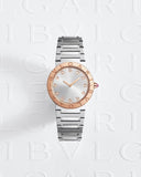 Bvlgari Bvlgari Bvlgari Lady Diamonds Silver Dial Silver Steel Strap Watch for Women - BVLGARI103577