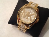 Michael Kors Bradshaw Gold Dial Gold Steel Strap Watch for Women - MK6487