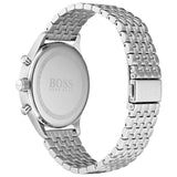 Hugo Boss Companion Blue Dial Silver Steel Strap Watch for Men - 1513653
