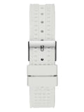 Guess Marina Quartz White Dial White Rubber Strap Watch For Women - W1025L1