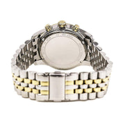 Michael Kors Lexington Chronograph Silver Dial Two Tone Steel Strap Watch for Women - MK5955
