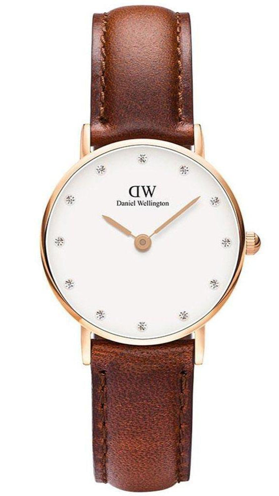 Orologio Donna Daniel Wellington In Acciaio Dorato Quadro - Foto 12