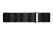 Daniel Wellington Classic Petite Cornwall Black Dial Black NATO Strap Watch For Women - DW00100216