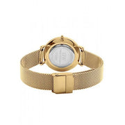 Daniel Wellington Classic Petite White Dial Gold Mesh Bracelet Watch For Women - DW00100348