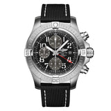 Breitling Avenger B01 Chronograph GMT Black Dial Black Nylon Strap Watch for Men - A24315101B1X1