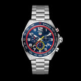 Tag Heuer Formula 1 x Red Bull Racing Chronograph Blue Dial Silver Steel Strap Watch for Men - CAZ101AL.BA0842