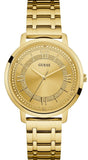 Guess Montauk Gold Dial Gold Steel Strap Watch for Women - W0933L2