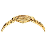 Versace V-Motif Gold Dial Gold Steel Strap Watch for Women - VERE00618