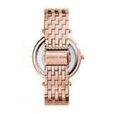 Michael Kors Darci Rose Gold Dial Steel Strap Watch for Women - MK3399