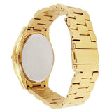 Michael Kors Slim Runway Gold Dial Gold Steel Strap Watch for Women - MK3590
