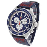 Tag Heuer Formula 1 Redbull Edition Chronograph Blue Dial Blue NATO Strap Watch for Men - CAZ1018.FC8213