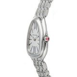 Bvlgari Serpenti Seduttori Quartz White Dial Silver Steel Strap Watch for Women - SERPENTI103141