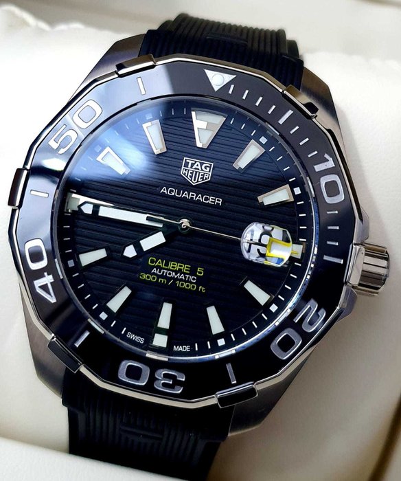 Tag Heuer Aquaracer Black Dial Watch for Men