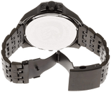 Diesel Uber Chief Chronograph Red Dial Black Steel Strap Watch For Men - DZ7373