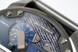 Diesel Big Daddy 2.0 Chronograph Blue Dial Grey Steel Strap Watch For Men - DZ7331