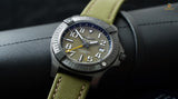 Breitling Avenger Automatic GMT 45 Night Mission Green Dial Green Nylon Strap Watch for Men - V323952A1L1X1