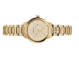 Burberry The Classic Champagne Gold Dial Gold Steel Strap Watch for Women - BU10109