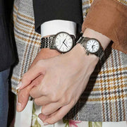 Tissot T Classic Carson Automatic White Dial Silver Steel Strap Watch For Women - T085.207.11.011.00
