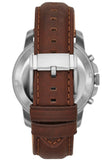 Fossil Grant Chronograph Cream Dial Brown Leather Strap Watch for Men - ME3122