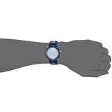 Guess Delta Blue Dial Blue Silicone Strap Watch for Men - GW0051G4