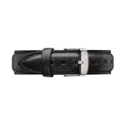 Daniel Wellington Classic Petite Reading Black Dial Black Leather Strap Watch For Women - DW00100179