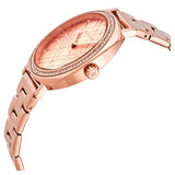 Michael Kors Nia Quartz Rose Gold Dial Rose Gold Steel Strap Watch For Women - MK3990