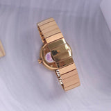 Movado Edge Rose Gold Dial Rose Gold Steel Strap Watch for Women - 3680013