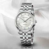 Calvin Klein Infinity Automatic Silver Dial Silver Steel Strap Watch for Men - K5S34146