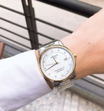 Tissot Luxury Powermatic 80 Silver Dial Silver Steel Strap Jam Tangan Untuk Pria - T086.408.22.036.00