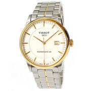 Tissot Luxury Powermatic 80 Gold Dial Silver Steel Strap Watch For Men - T086.407.22.261.00