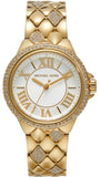 Michael Kors Camile Analog White Dial Gold Steel Strap Watch for Women - MK4801