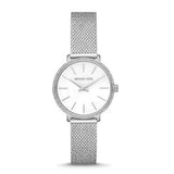 Michael Kors Darci Quartz Silver Dial Silver Mesh Strap Watch for Women - MK7123