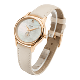 Tissot T Lady Bella Ora Mother of Pearl Dial Cream Leather Strap Watch for Women - T103.310.36.111.00