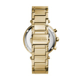 Michael Kors Parker Pave Gold Dial Gold Steel Strap Watch for Women - MK6659